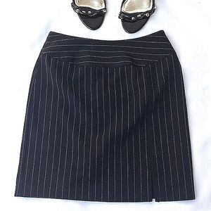 Vtg Hi Waist Pinstripe Skirt